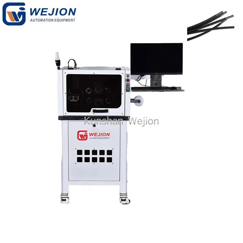 PC-A30S Automatic visual effect rotary cutter tube cutting machine