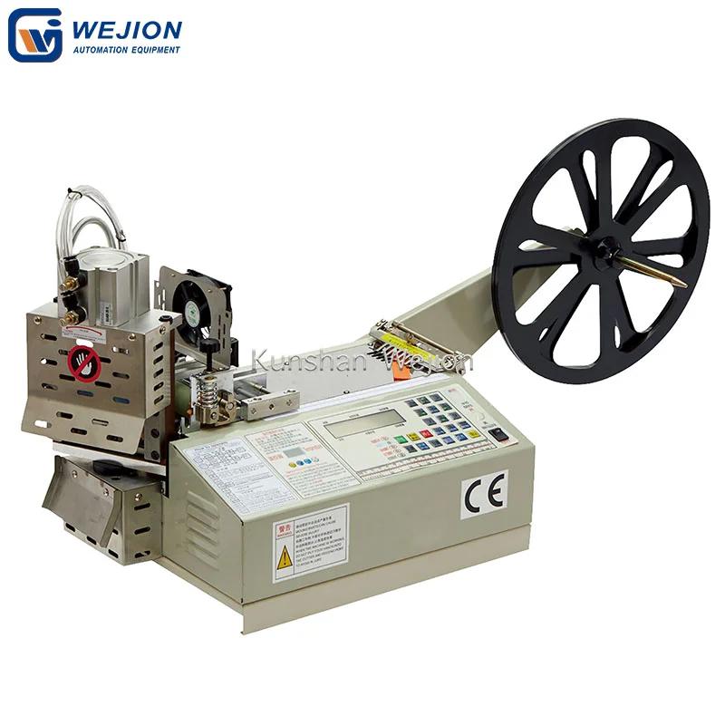 CW-BR102 rotary head hot and cold blade cutting machine for belts