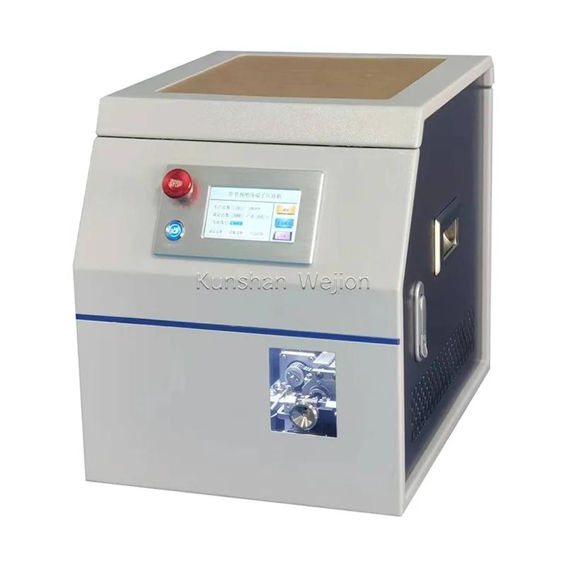 TF-04 semi automatic 0.3-4.0mm² tubular terminals stripping crimping machine