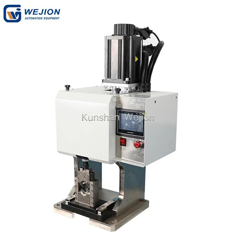 TS-8.0T large size cable terminal lugs crimping machine with servo motor
