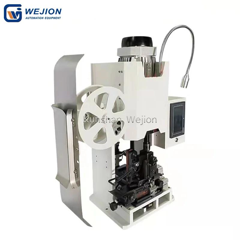 TSC-1800SS Horizontal pneumatic terminal strip crimp machine for DC AC terminals