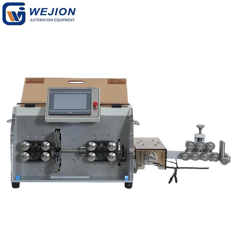 CS-8030HZ Multi-conductor cable cutting stripping machine with mid-splitting function