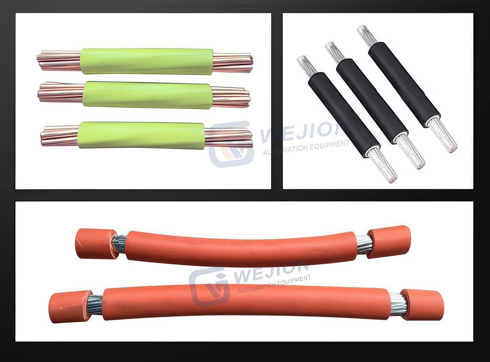 WJ-825 automatic copper wire strip and cut machine for 25mm2