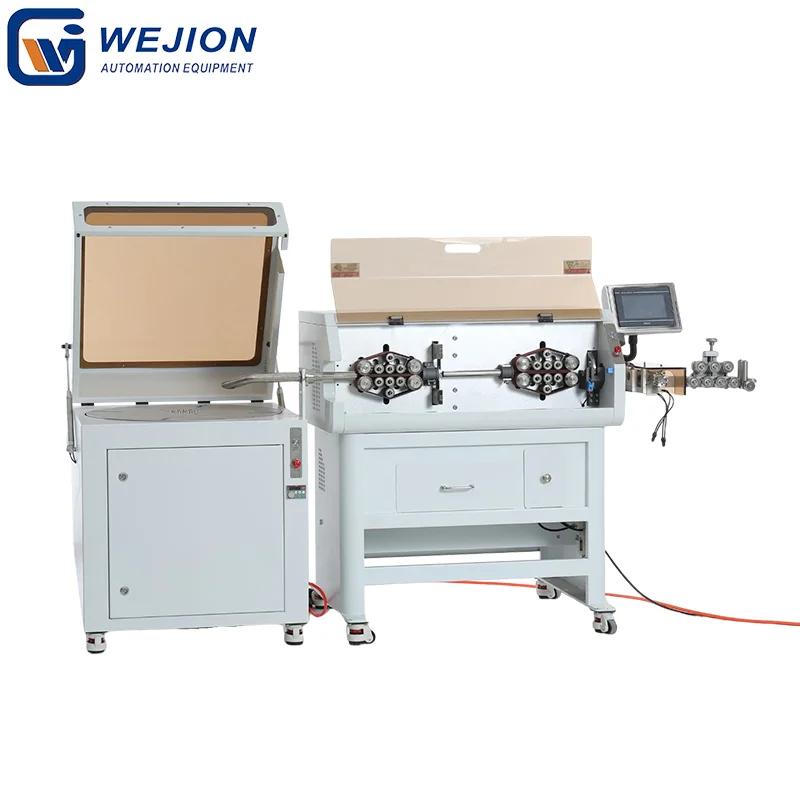 CS-8070Z max. 70 mm² middle wire stripper with coiling machine