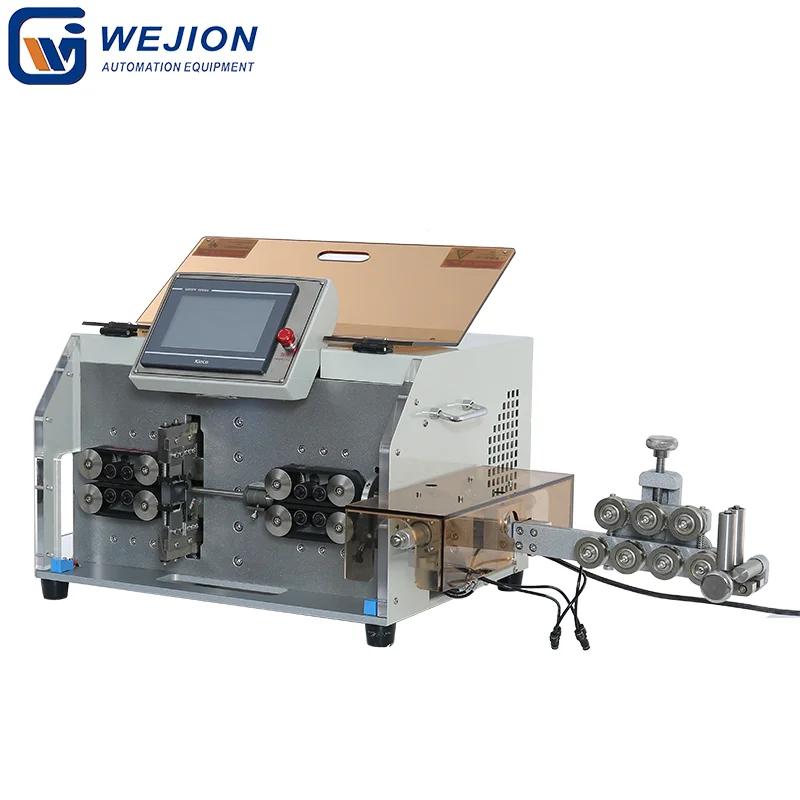 CS-8030HZ Multi-conductor cable cutting stripping machine with mid-splitting function