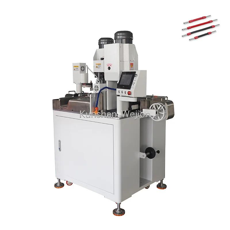 TA-F01 automatic wire cut strip and 2 ends insulation ferrules crimping machine
