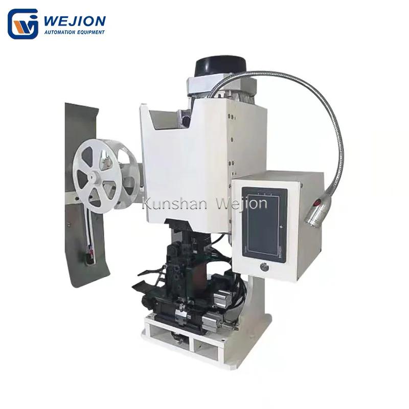 TSC-1800SS Horizontal pneumatic terminal strip crimp machine for DC AC terminals