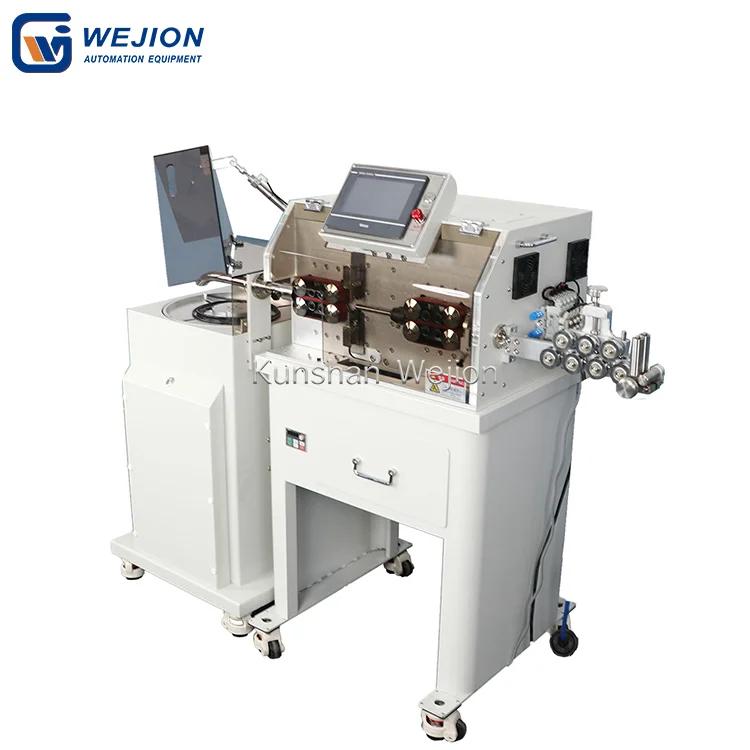 CS-8030C Full Automatic 30 mm2 multi core cable cutting & stripping machine with wire coiling