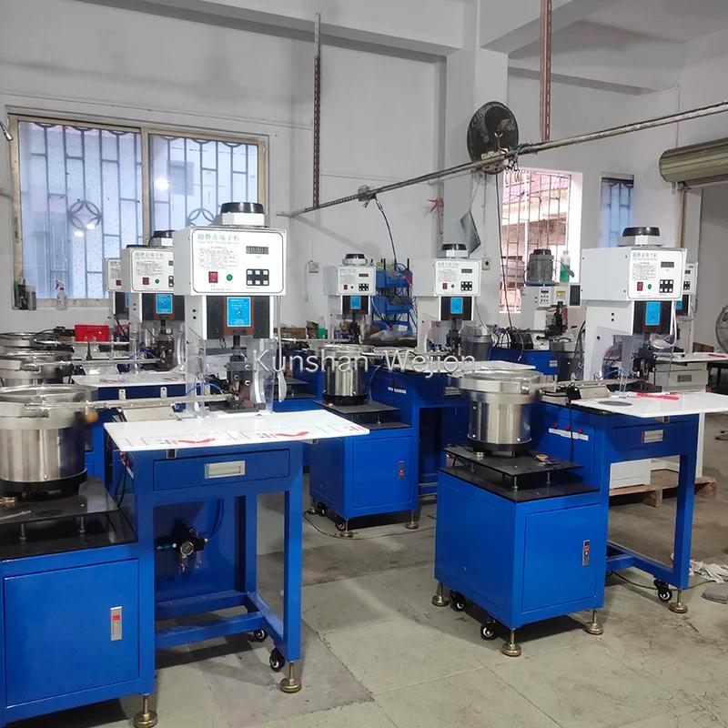 TZ-2T vibrate plate feeding terminal crimping machine for loose bulk terminal assembly