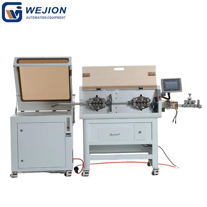 CS-8070Z max. 70 mm² middle wire stripper with coiling machine