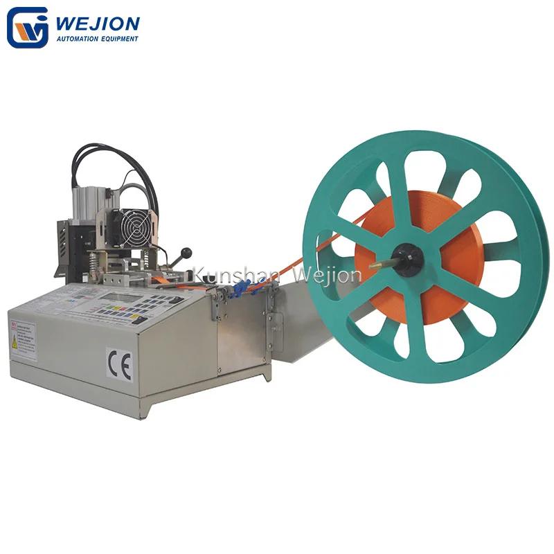 CW-BR102 rotary head hot and cold blade cutting machine for belts