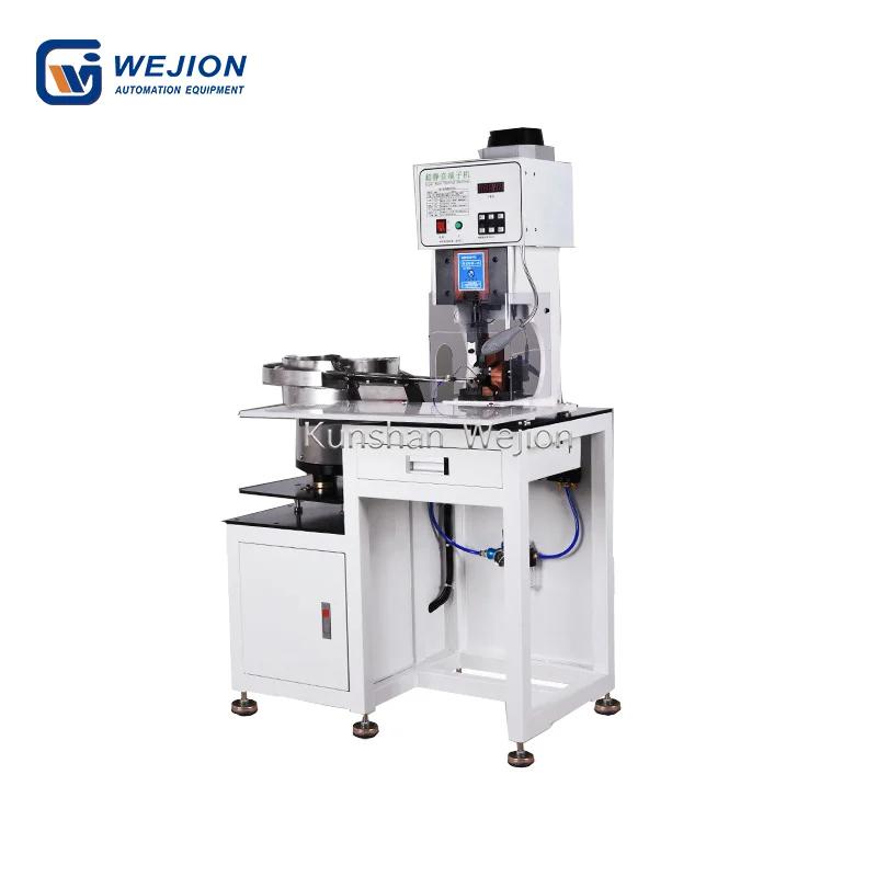 TZ-2T vibrate plate feeding terminal crimping machine for loose bulk terminal assembly
