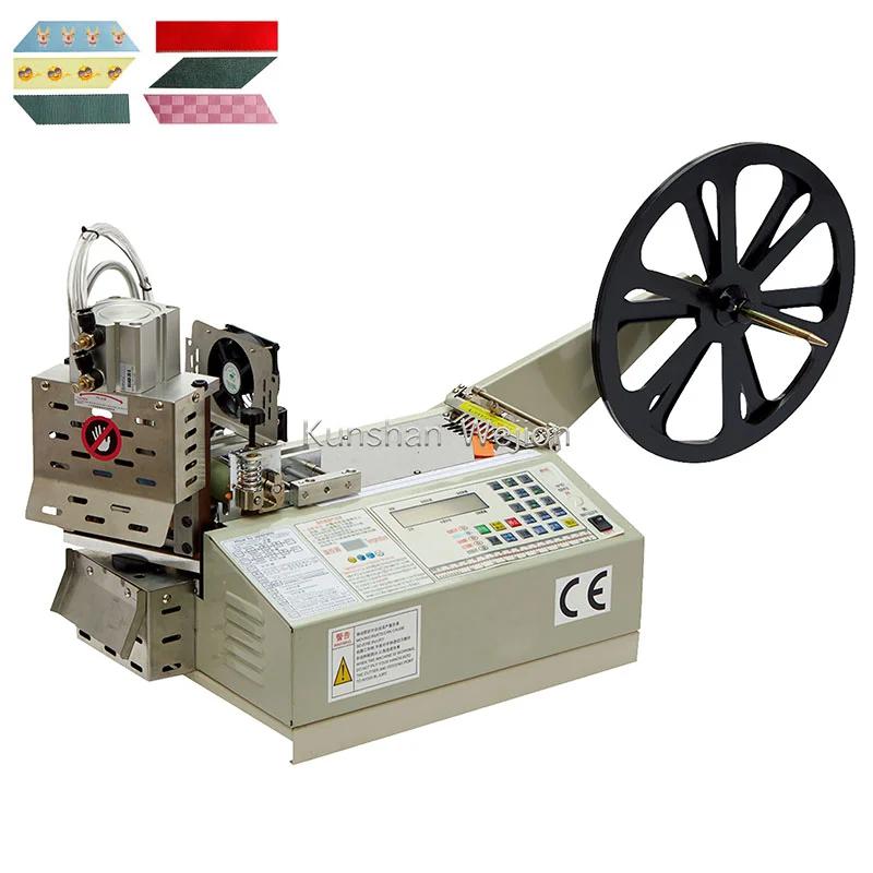 CW-BR102 rotary head hot and cold blade cutting machine for belts