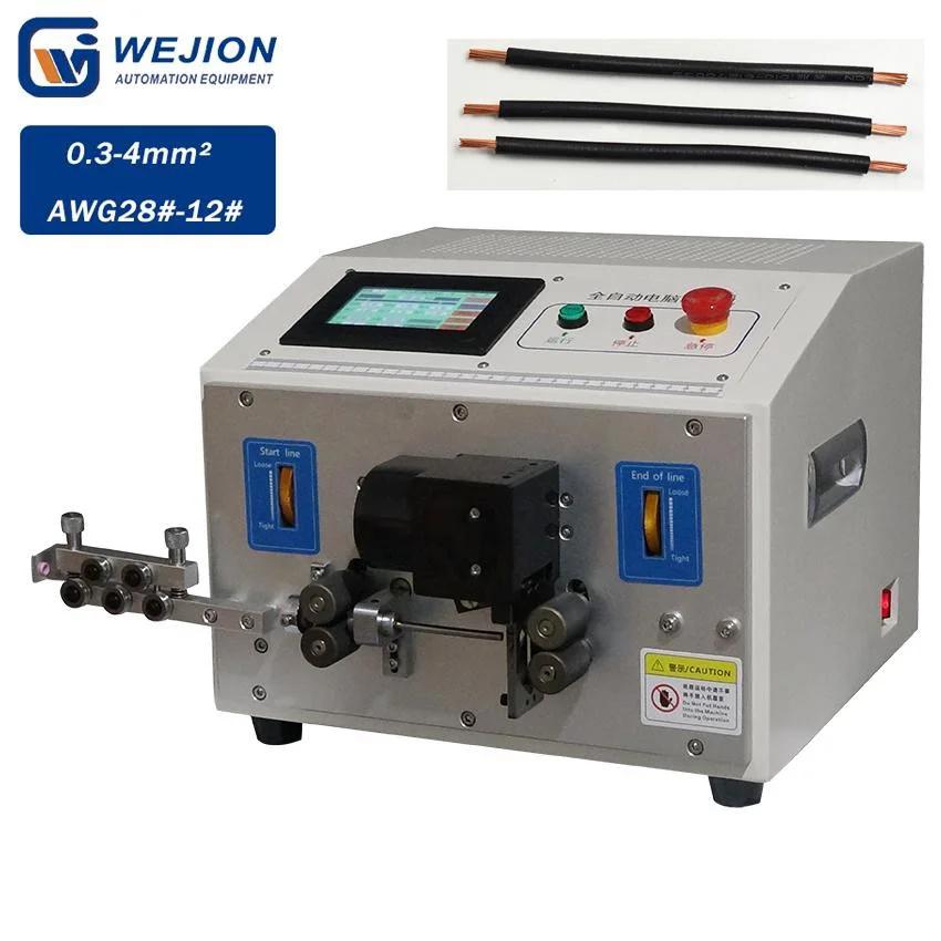 WJ-803 Hige precesion automatic wire cut and strip machine for 4mm2