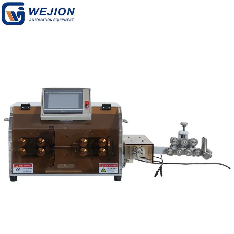 CS-8030HZ Multi-conductor cable cutting stripping machine with mid-splitting function