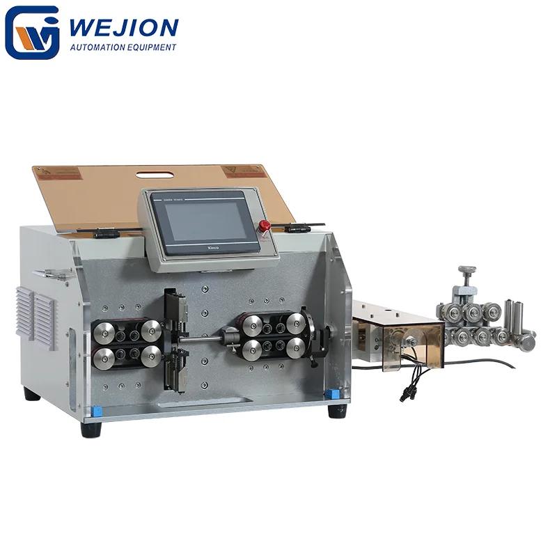CS-8030HZ Multi-conductor cable cutting stripping machine with mid-splitting function