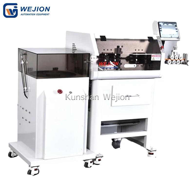 CS-8030C Full Automatic 30 mm2 multi core cable cutting & stripping machine with wire coiling