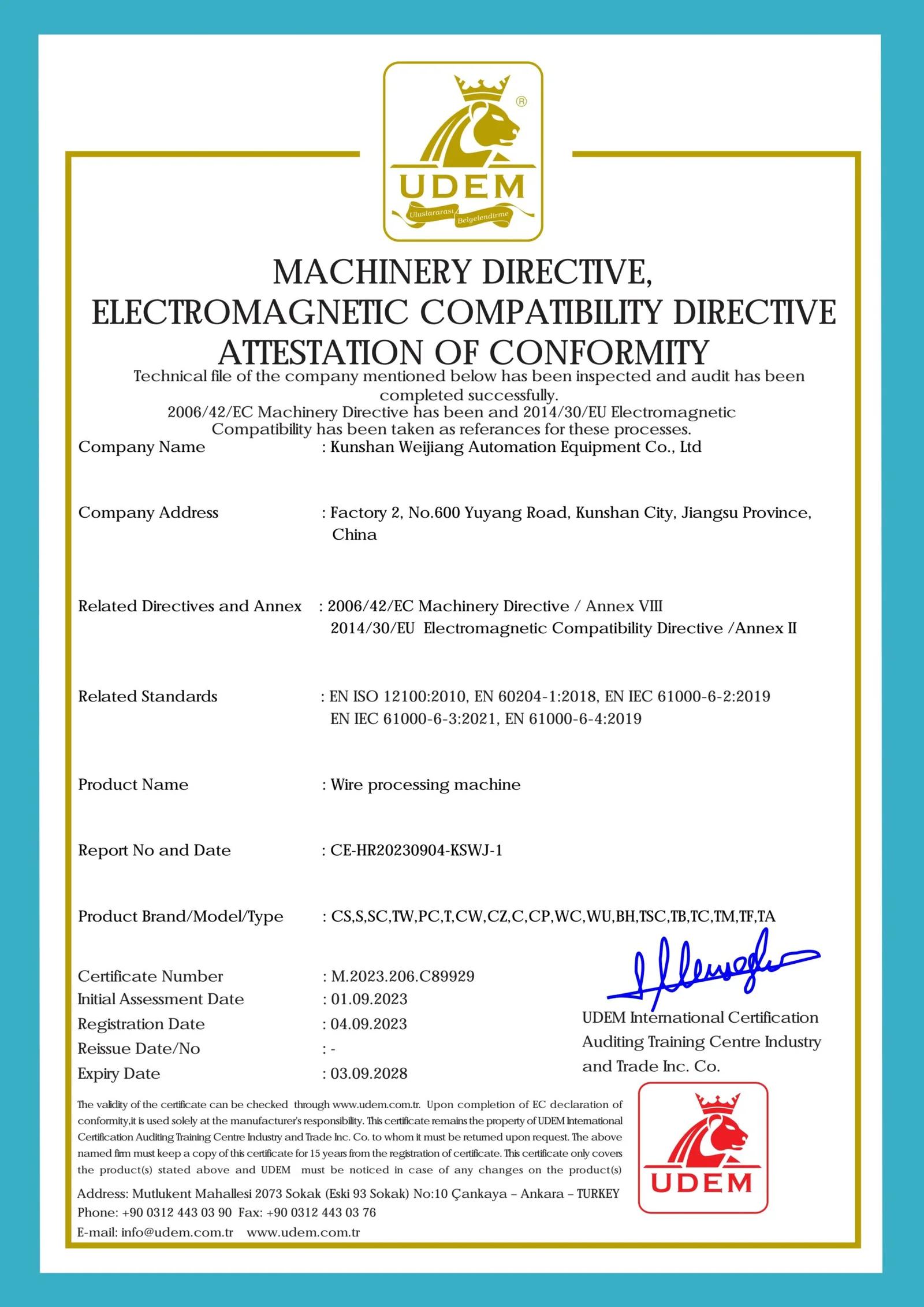CS-8030SS Automatic wire passive stacking tool working with cable cut and strip machine