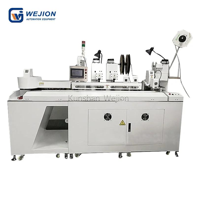 TA-DHI01 Full-automatic terminal crimping double-head heat shrink tubing machine